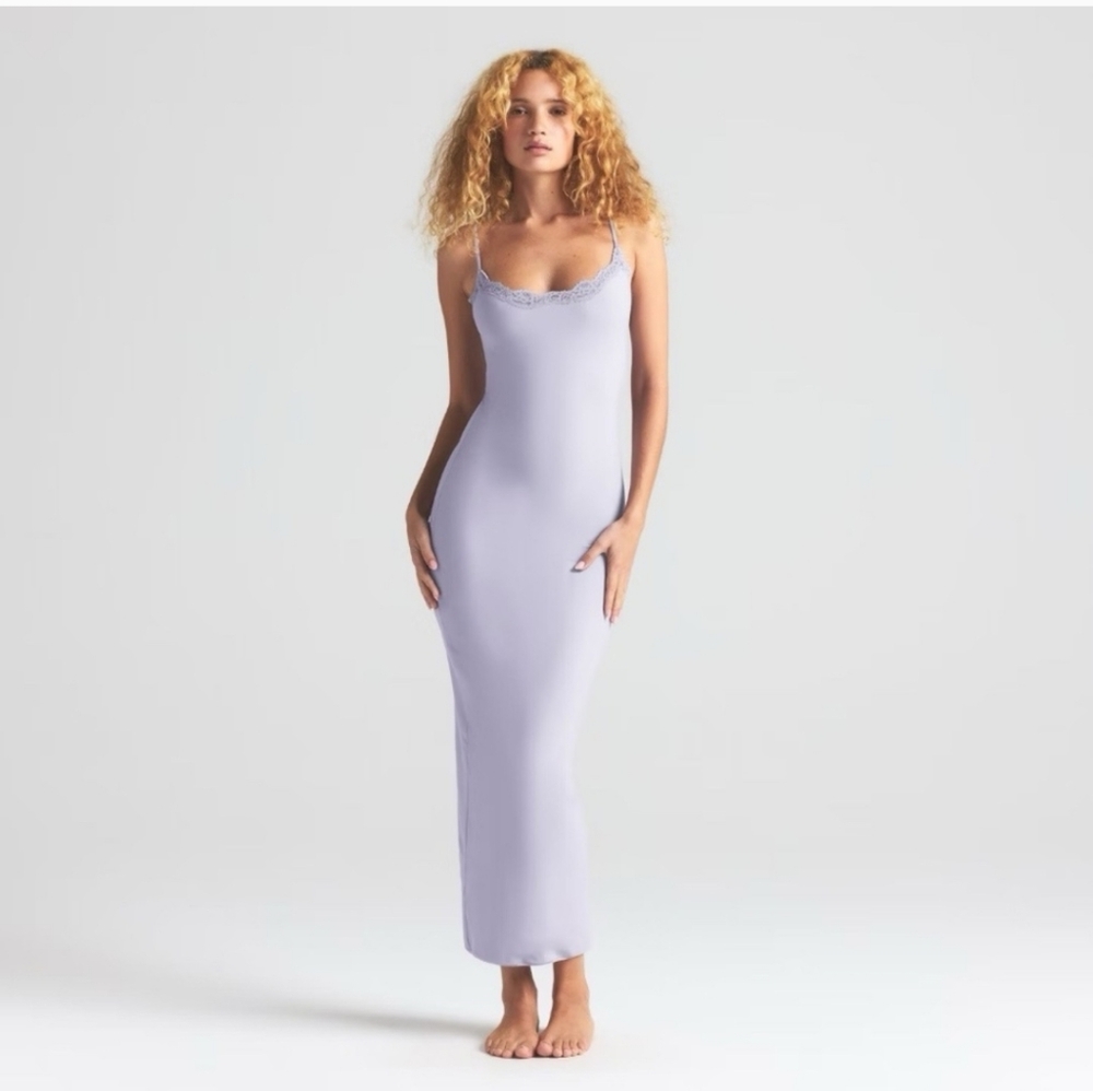 Skims Fits Everyone Perriwinkle Xl Dress